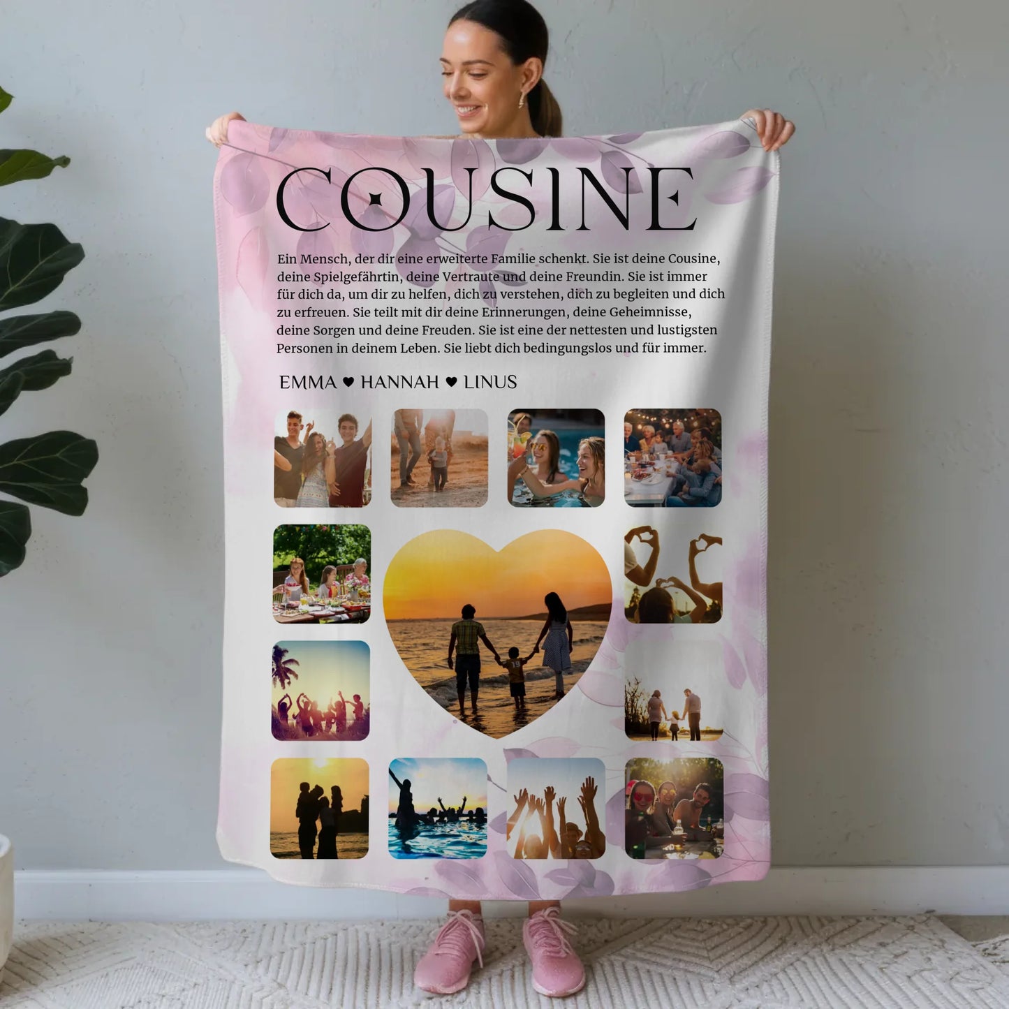 Deine Kuscheldecke Mit Foto Fotocollage Definition Cousine