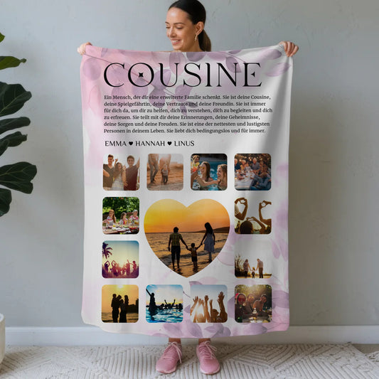 Deine Kuscheldecke Mit Foto Fotocollage Definition Cousine