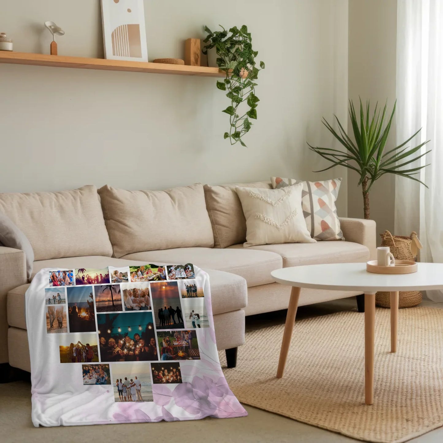 Individuell Kuscheldecke Foto Oma Wunschname Fotocollage