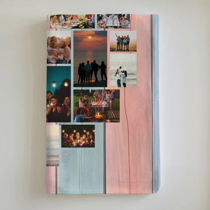 Kuscheldecke FotoFotocollage mit Wunschname Beste Freundin