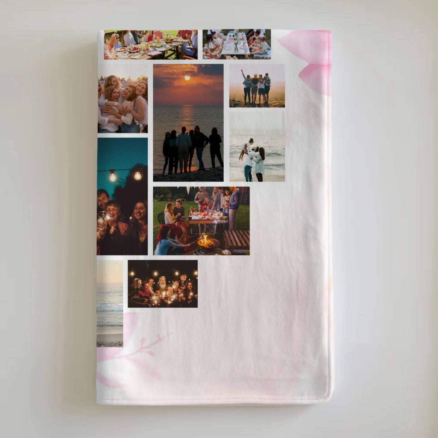 Foto Auf Decke Personalisiert Papa Fotocollage Herzfoto