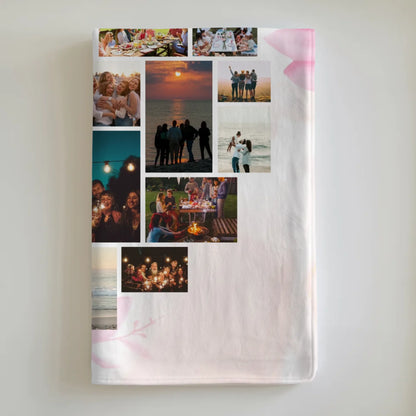 Foto Auf Decke Personalisiert Papa Fotocollage Herzfoto