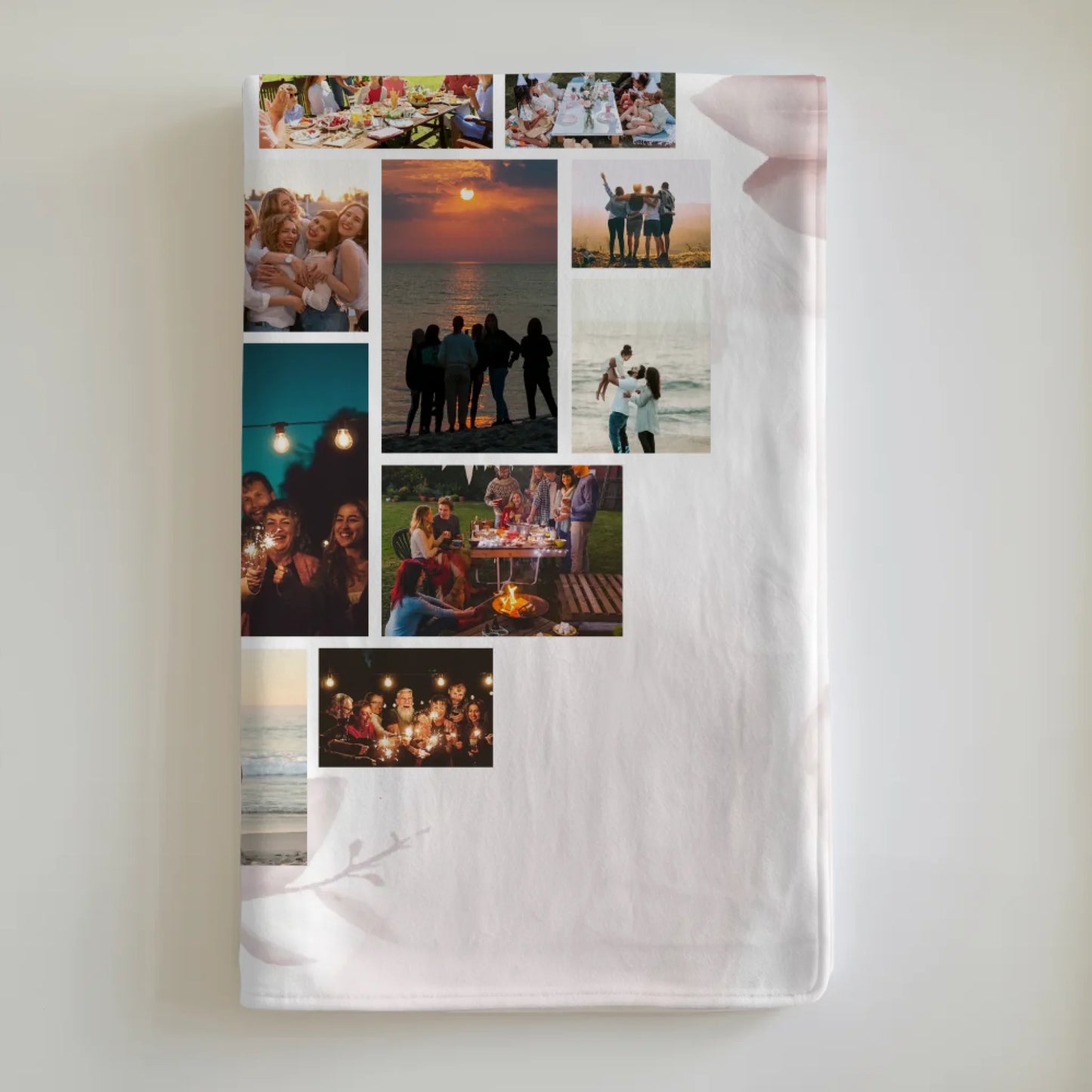 Kuscheldecke Foto Opa Fotocollage Herzfoto Geschenk