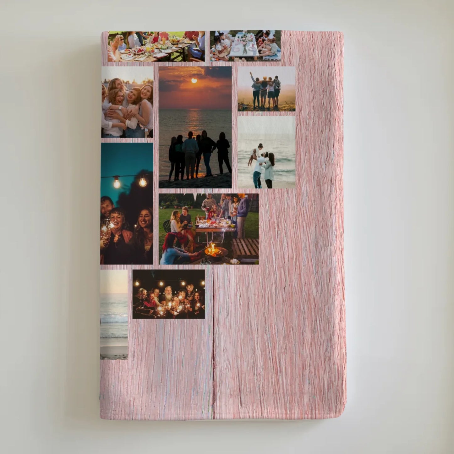 Personalisierte Decke Oma Fotocollage Herzfoto Oma