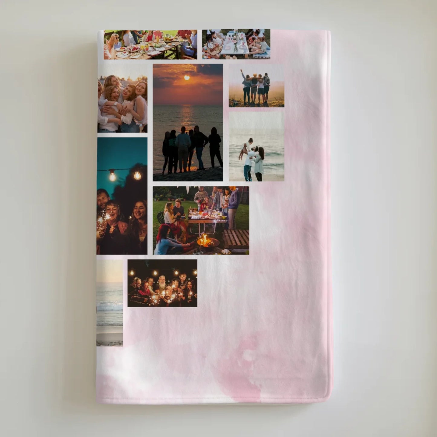 Foto Auf Decke Personalisiert Neffe Fotocollage Herzfoto