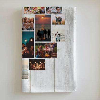 Personalisierte Kuscheldecke Cousine Fotocollage Herzfoto