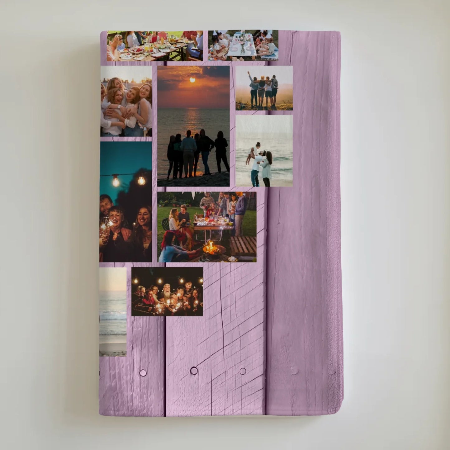 Beste Freundin Personalisierte Decke Herzfoto Fotocollage