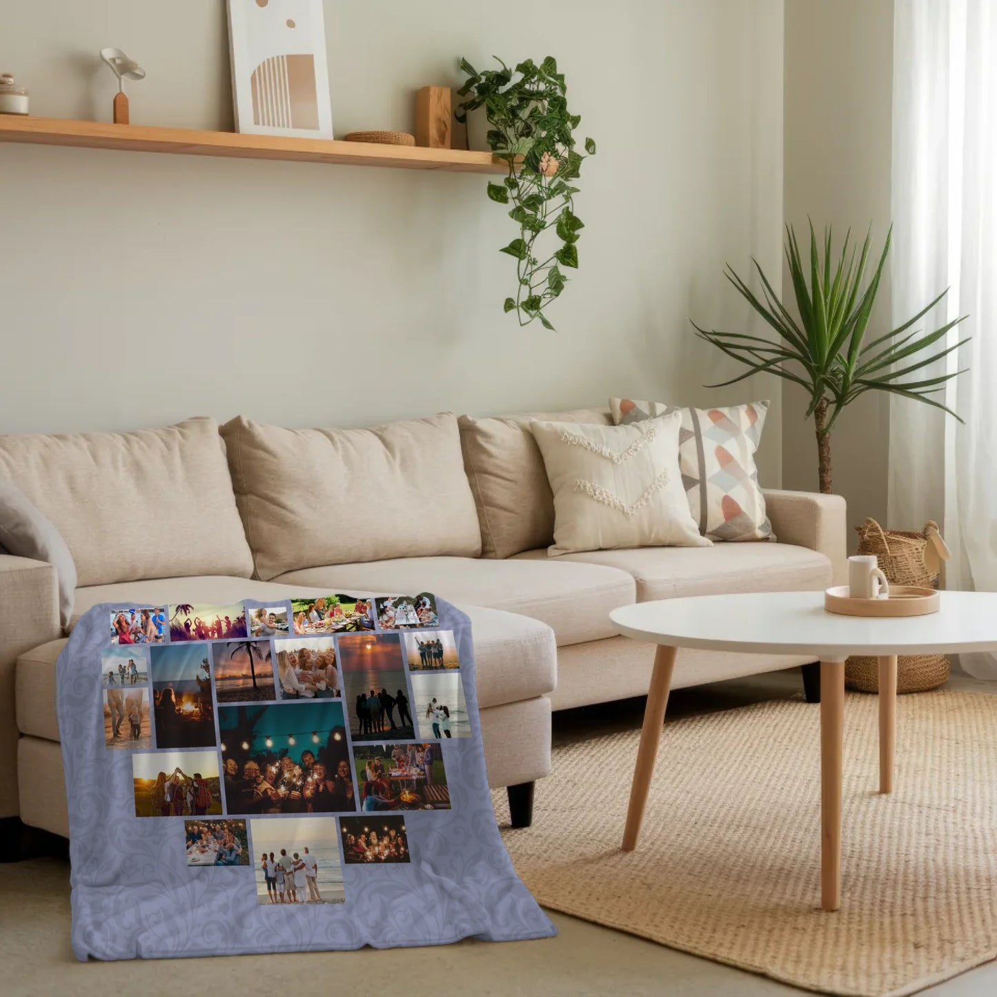 Foto Auf Decke Personalisiert Tante Fotocollage Zum Kuscheln gern