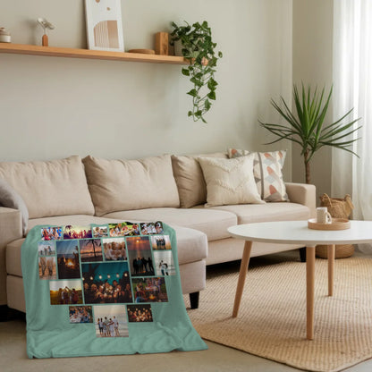 Personalisierte Kuscheldecke Stiefmama Fotocollage Zum Kuscheln gern