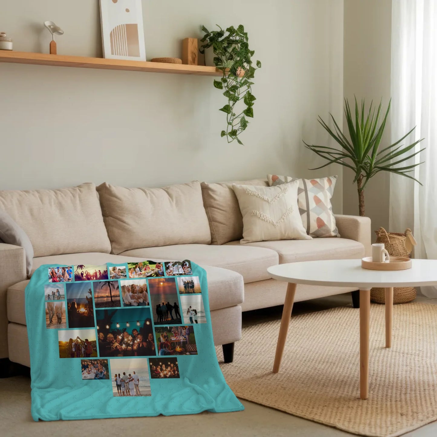 Schwiegerpapa Fotocollage Decke Mit Foto Zum kuscheln gern