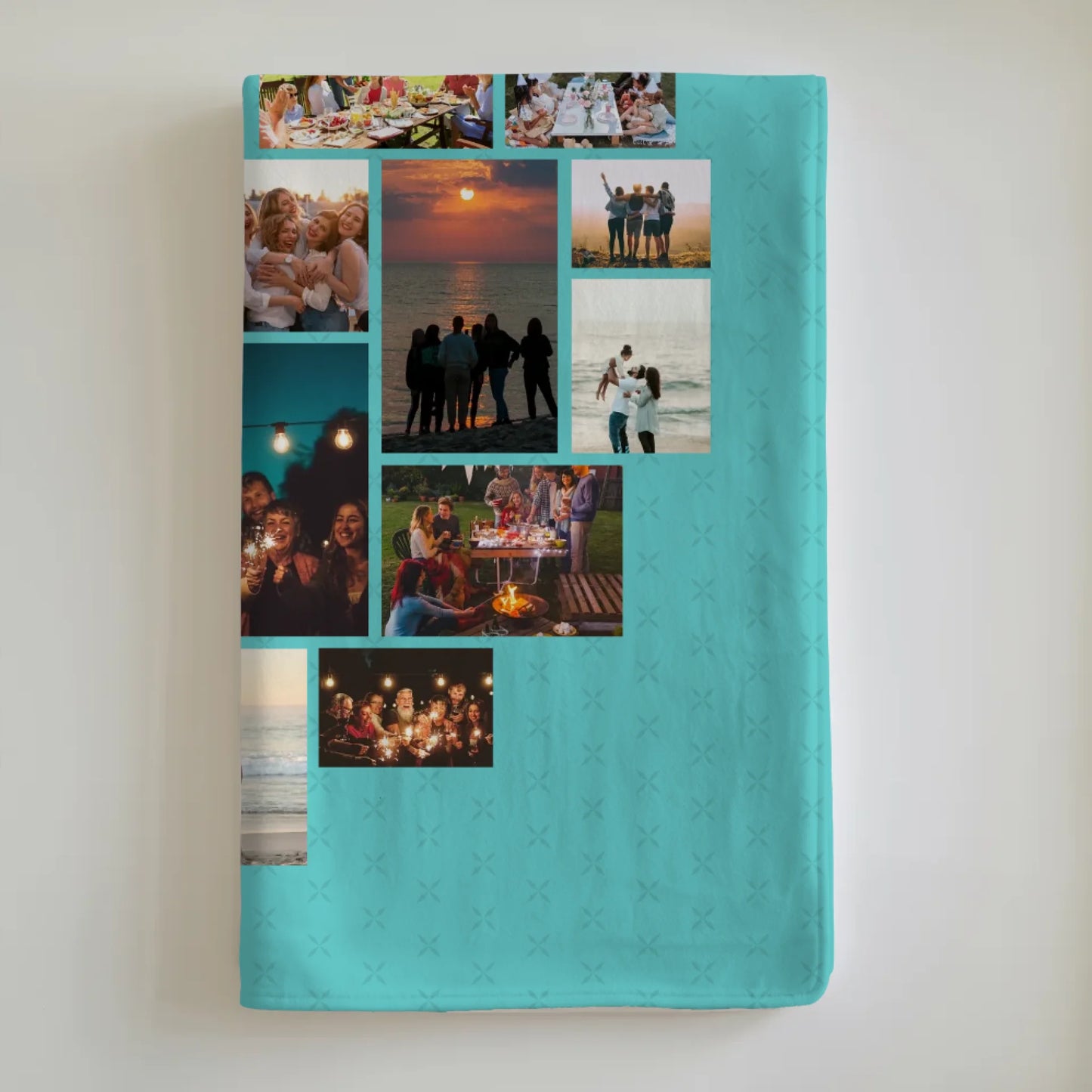 Schwiegerpapa Fotocollage Decke Mit Foto Zum kuscheln gern