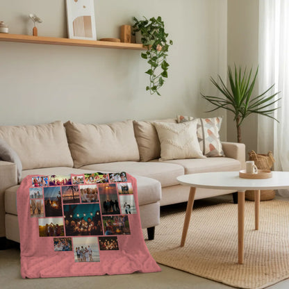 Personalisierte Kuscheldecke Schwester Fotocollage Zum Kuscheln gern