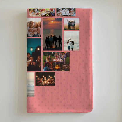 Personalisierte Kuscheldecke Schwester Fotocollage Zum Kuscheln gern