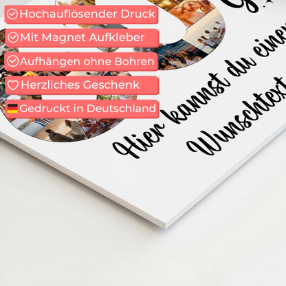 Magnet Poster mit Wunschtext zum 60 Geburtstag Wunsch