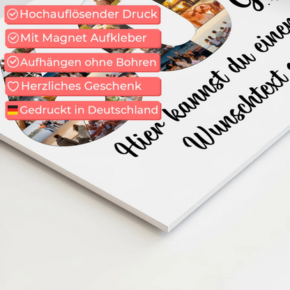 Magnet Poster mit Wunschtext zum 60 Geburtstag Wunsch