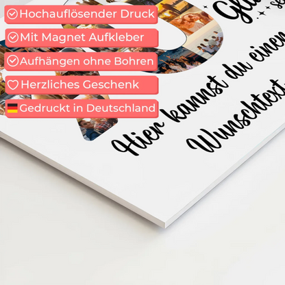 Fotoboard Magnet Poster mit Unterschriften 90 Geburtstag Wunsch