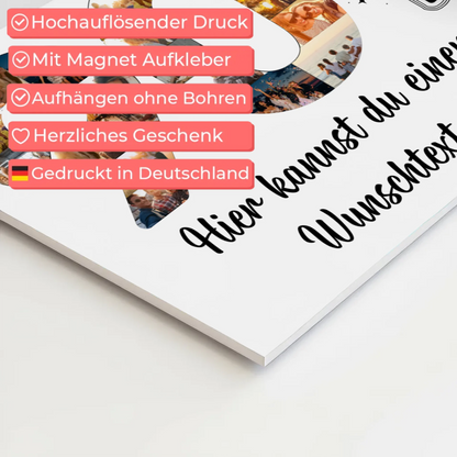 Magnet Poster mit Wunschtext 90 Geburtstag Alles Gute
