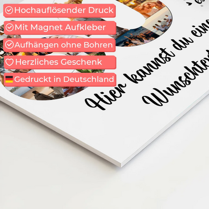 Magnet Poster mit Wunschtext 60 Geburtstag Mehr Kuchen