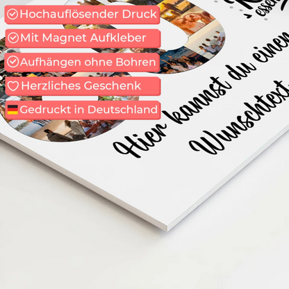 Magnet Poster mit Wunschtext 60 Geburtstag Mehr Kuchen