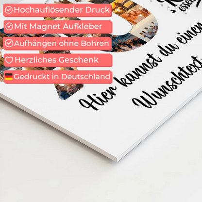 Fotoboard Magnet Poster mit Unterschriften 90 Geburtstag Kuchen