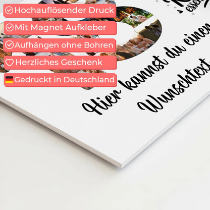 Magnet Wandbild mit Unterschriften 18 Geburtstag Kuchen