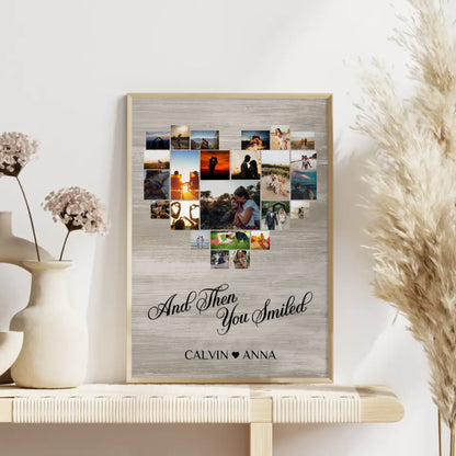 Liebesposter Fotocollage All Of Me Loves All Of You gestalten