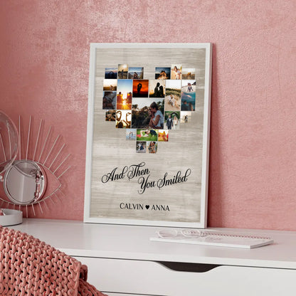 Liebesposter Fotocollage All Of Me Loves All Of You gestalten