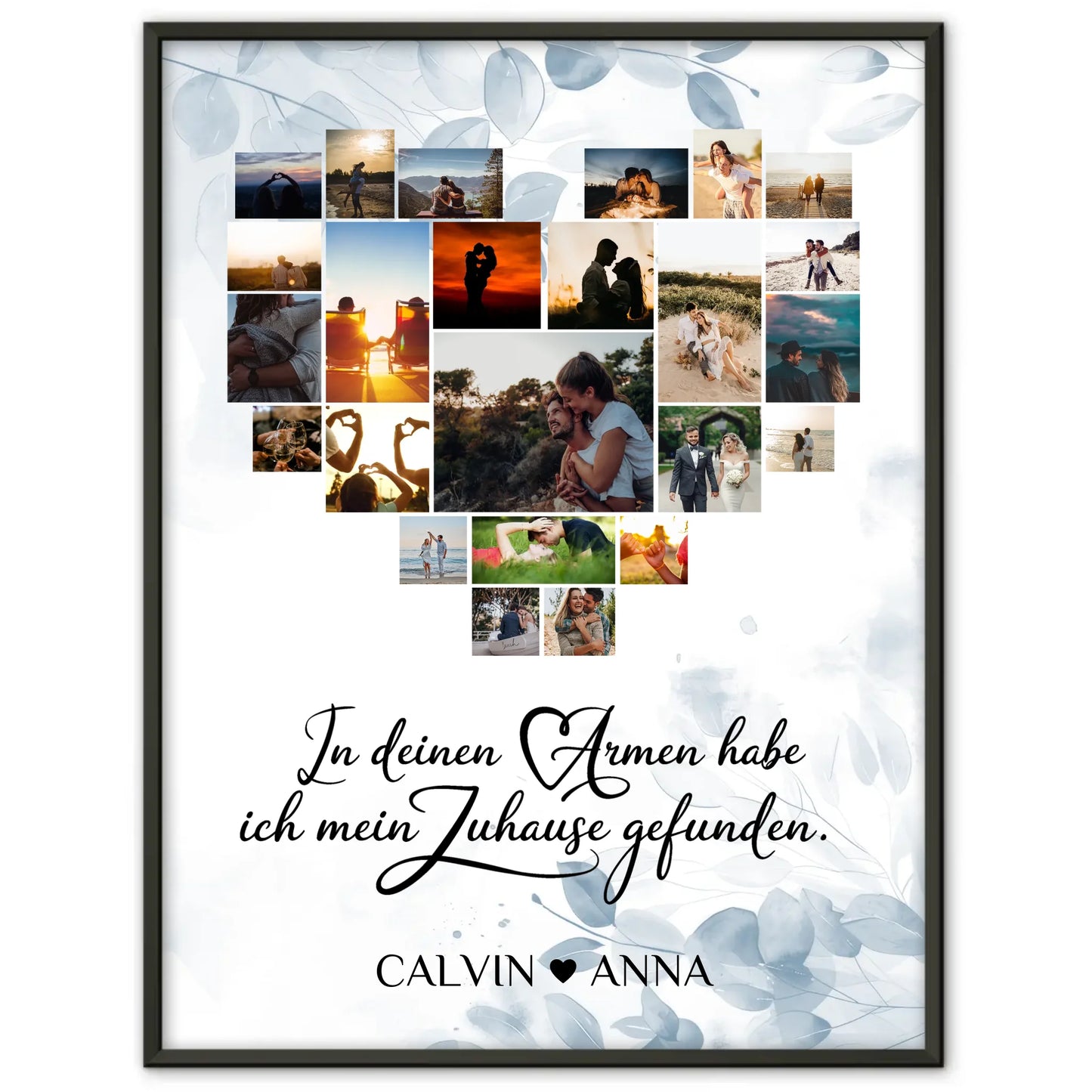 Poster Liebe Fotocollage In Deinen Armen Zuhause Geschenk