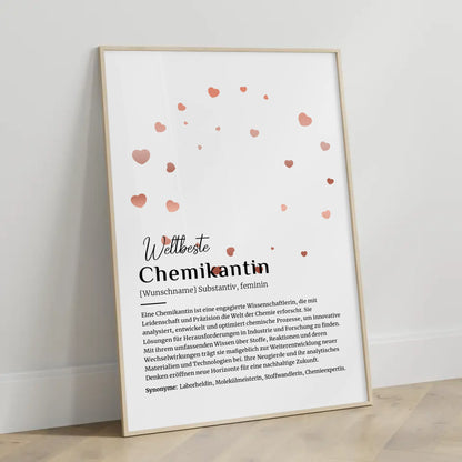 Poster Definition Chemikantin mit Namen Definitionsposter
