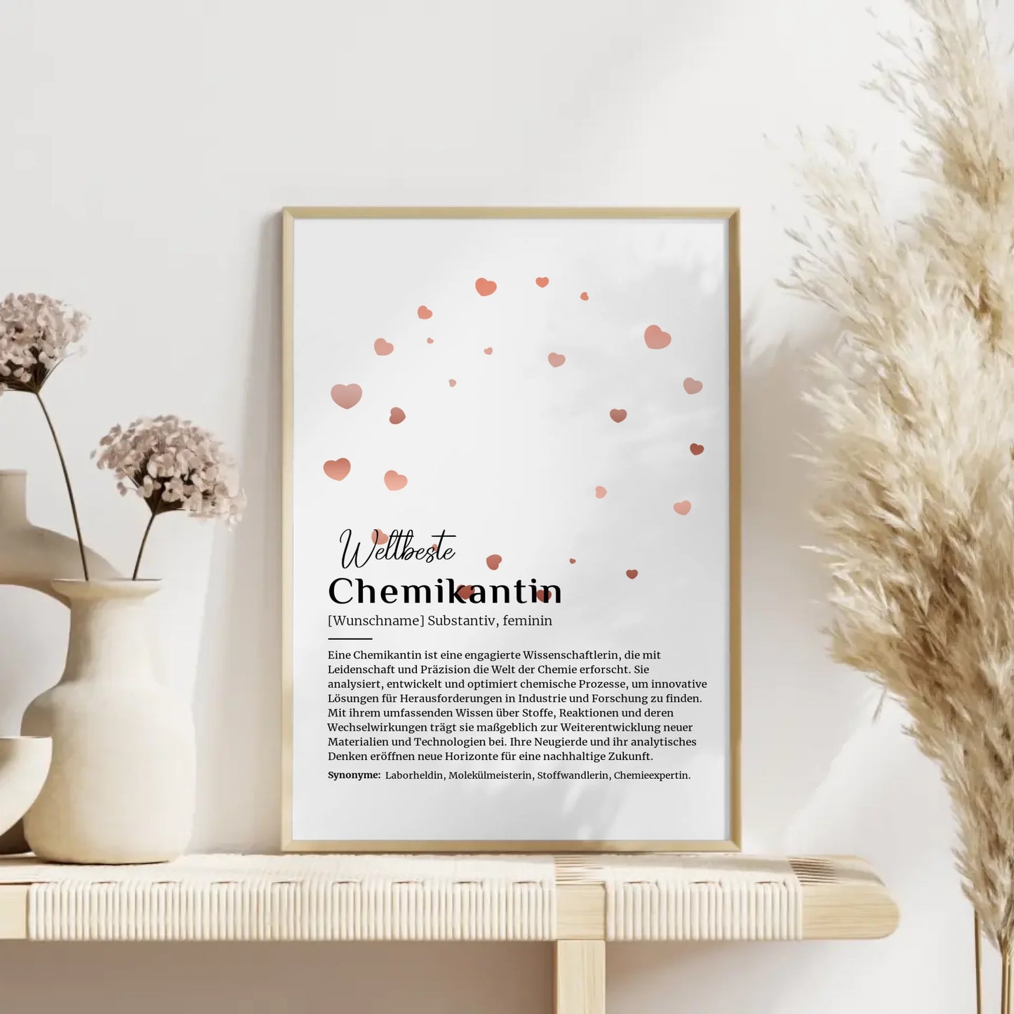 Poster Definition Chemikantin mit Namen Definitionsposter