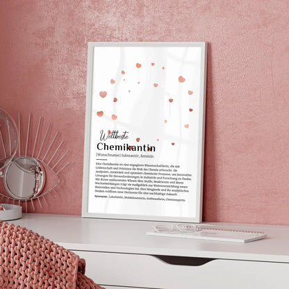 Poster Definition Chemikantin mit Namen Definitionsposter