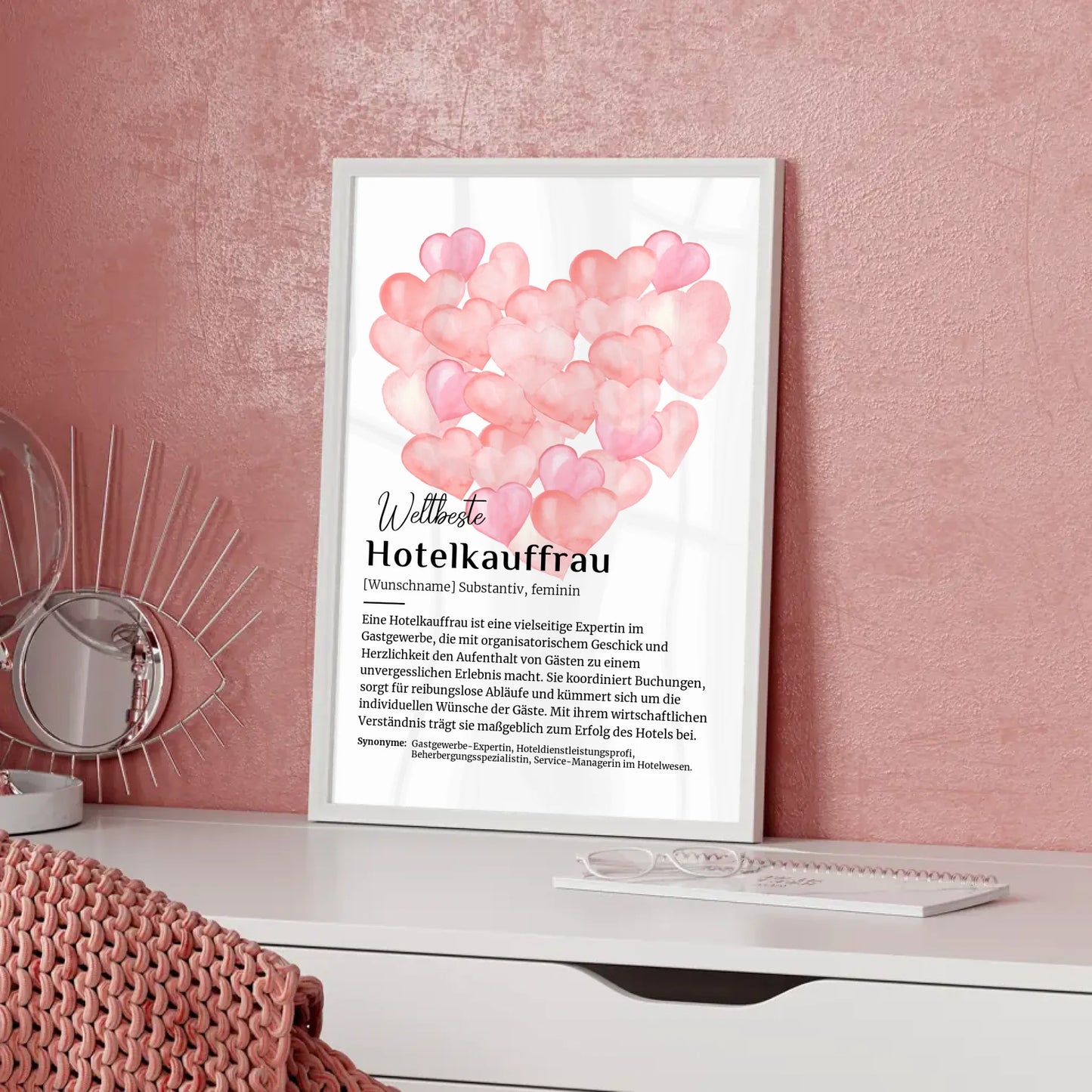 Poster Definition Hotelkauffrau mit Namen Geschenk Ideen