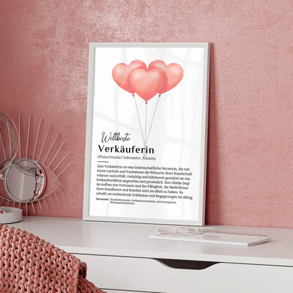 Personalisierte Poster Definition mit Namen Definitionsposter