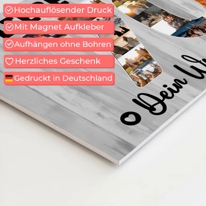 Magnet Poster mit Wunschtext 70 Geburtstag für Tante