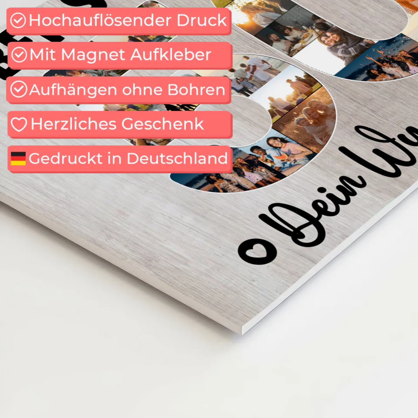 Magnet Poster mit Wunschtext 50 Geburtstag Schwager