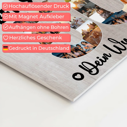 Magnet Poster mit Wunschtext 50 Geburtstag Schwager