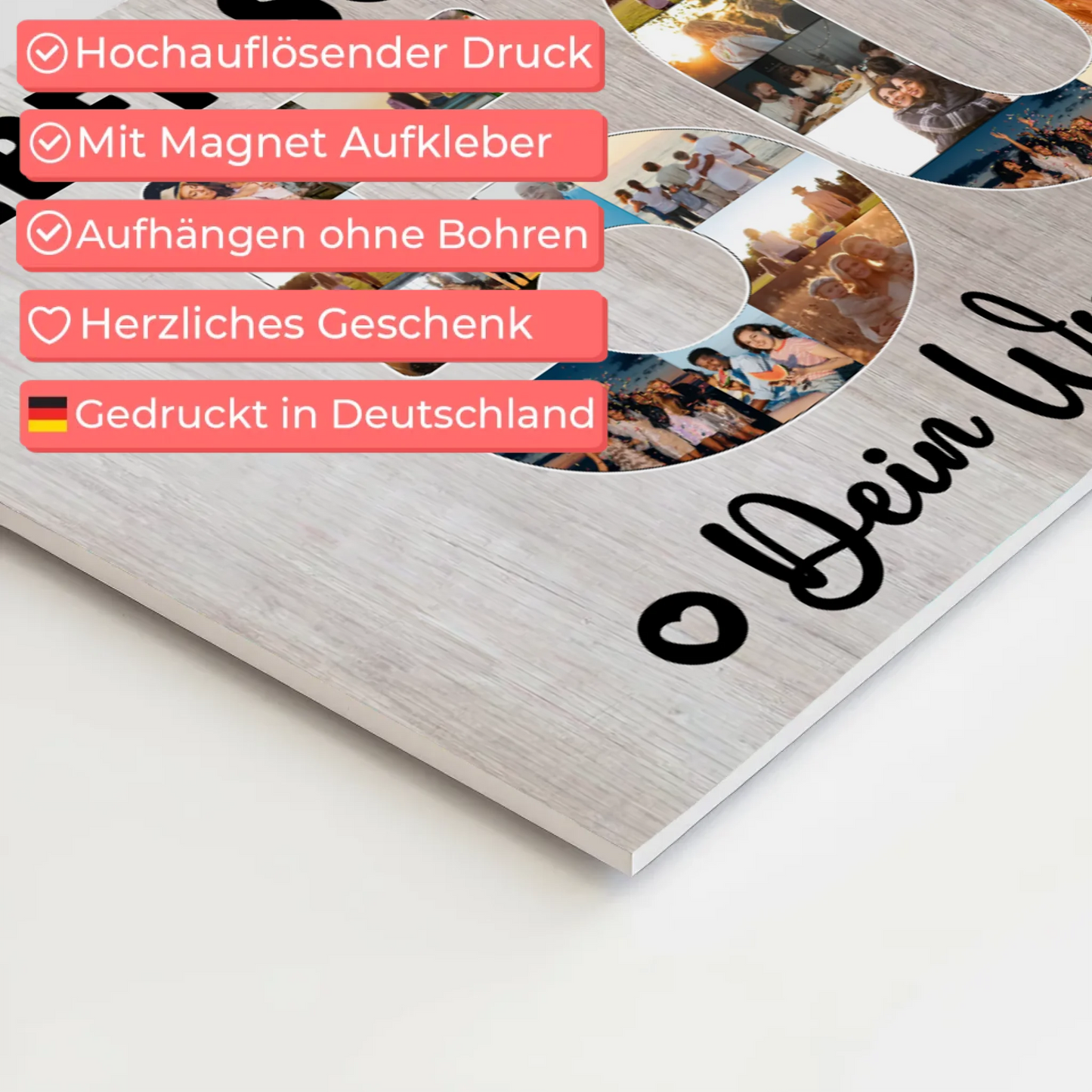 Magnet Poster mit Wunschtext 50 Geburtstag Schwager