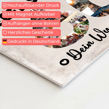 Magnet Wandbild mit Unterschriften 60 Geburtstag Schwager