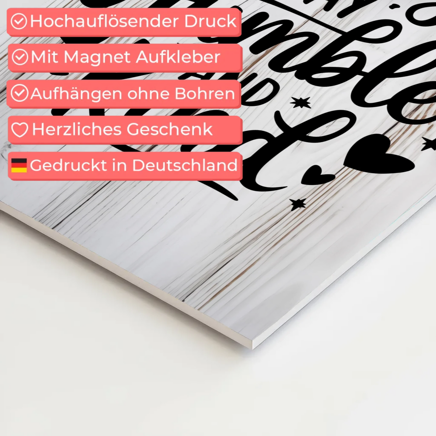 Sprüche Poster Magentisch Always Stay Humble and Kind