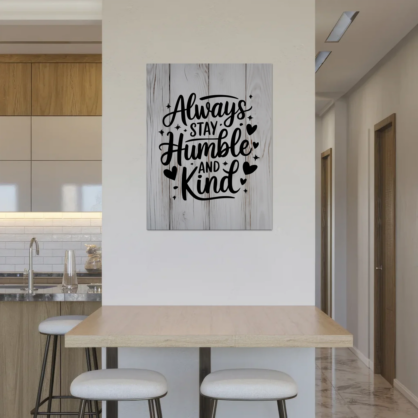 Sprüche Poster Magentisch Always Stay Humble and Kind