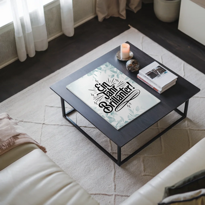 Magnet Poster mit Spruch - Ein Jahr brillanter Geschenk