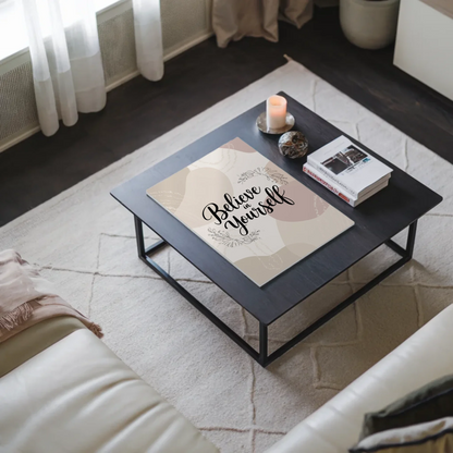 Magnet Poster mit Spruch Believe in Yourself Geschenk