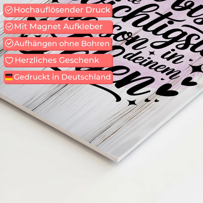 Magnet Poster Spruch Du bist die wichtigste Person