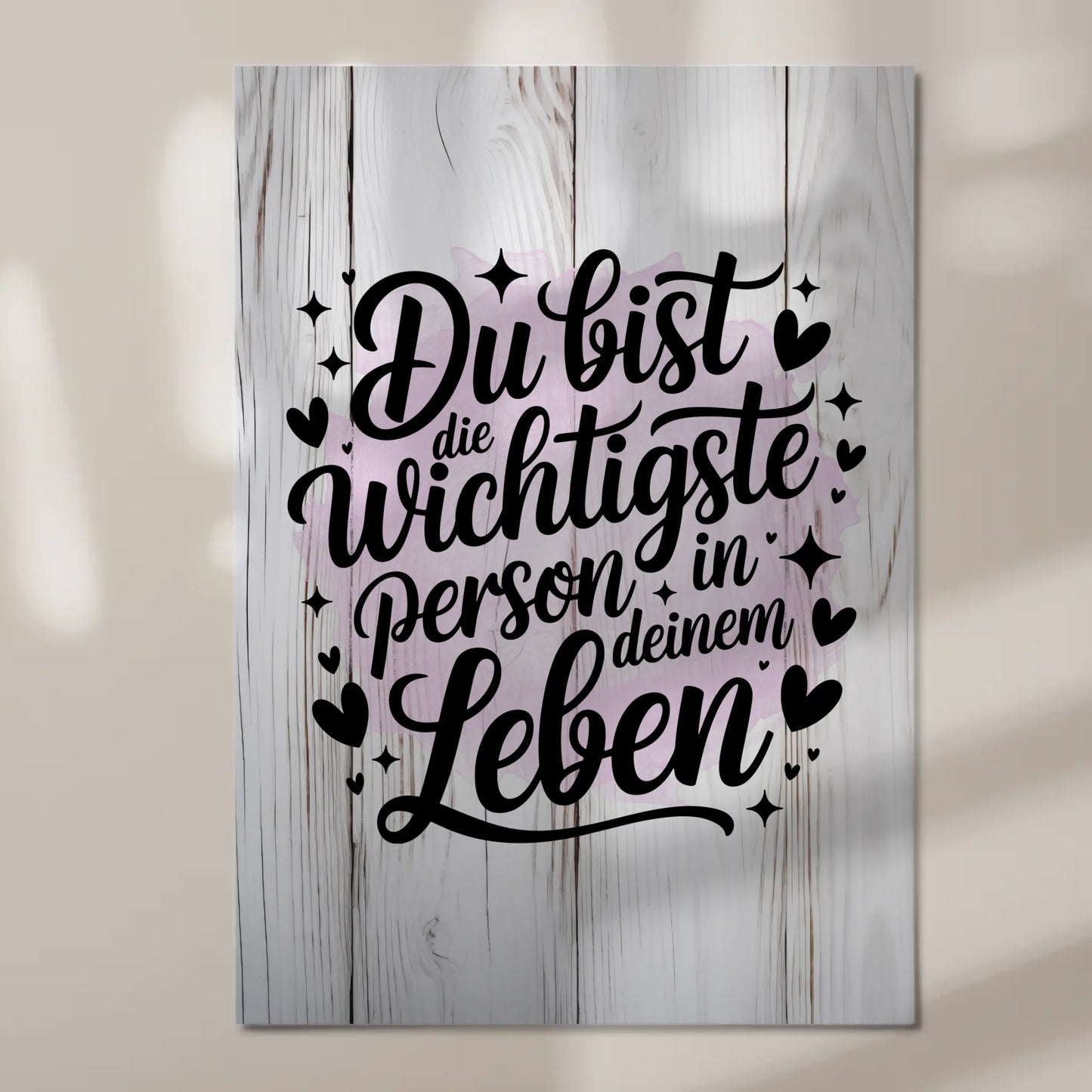 Magnet Poster Spruch Du bist die wichtigste Person