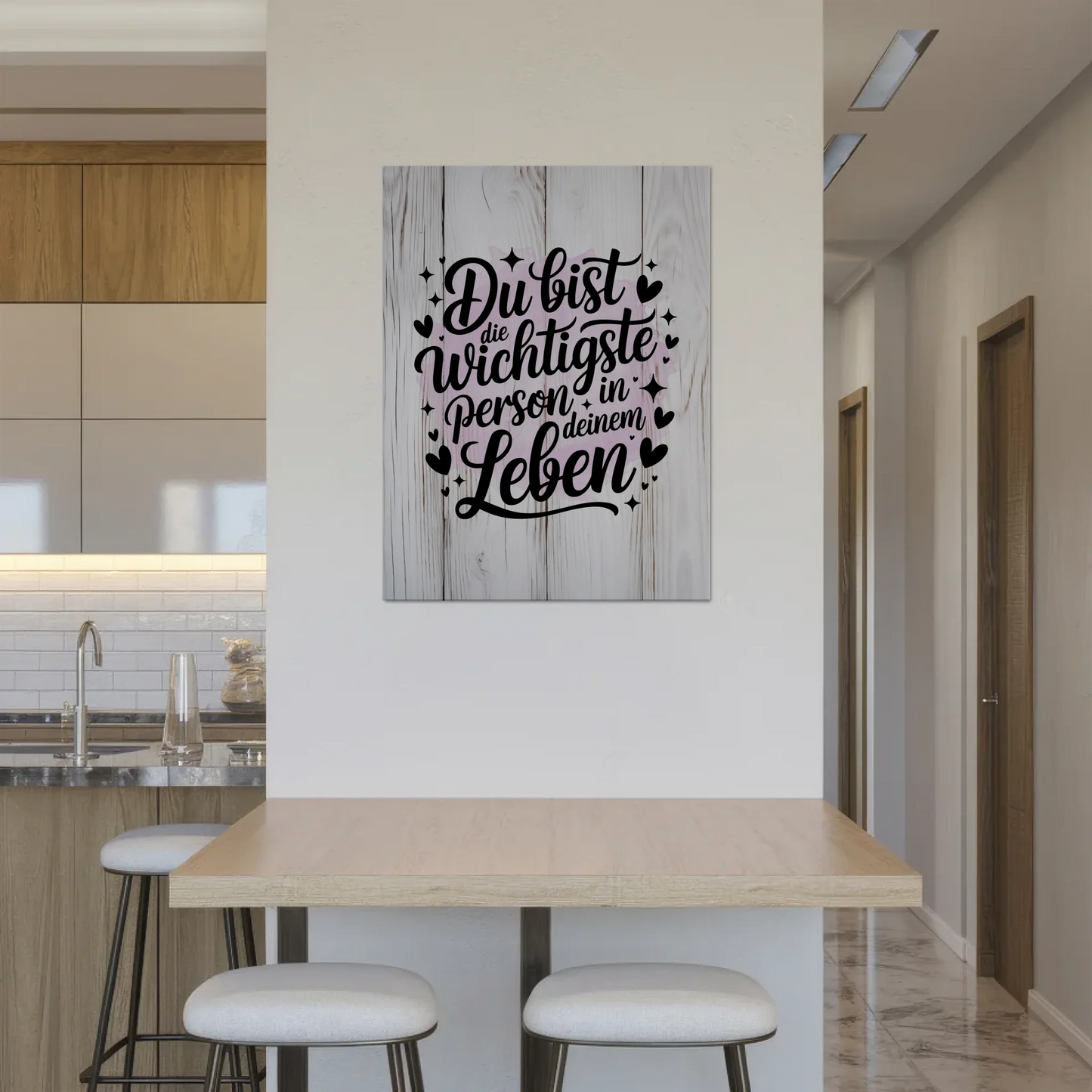 Magnet Poster Spruch Du bist die wichtigste Person