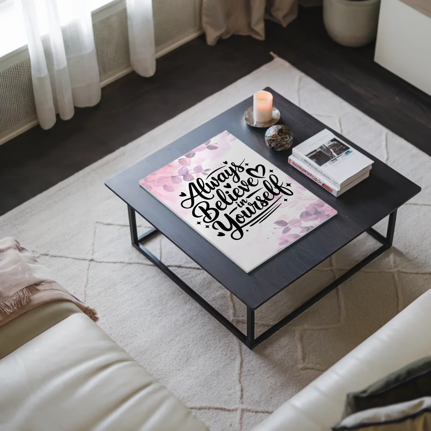 Sprüche Poster Magentisch Always Believe in Yourself