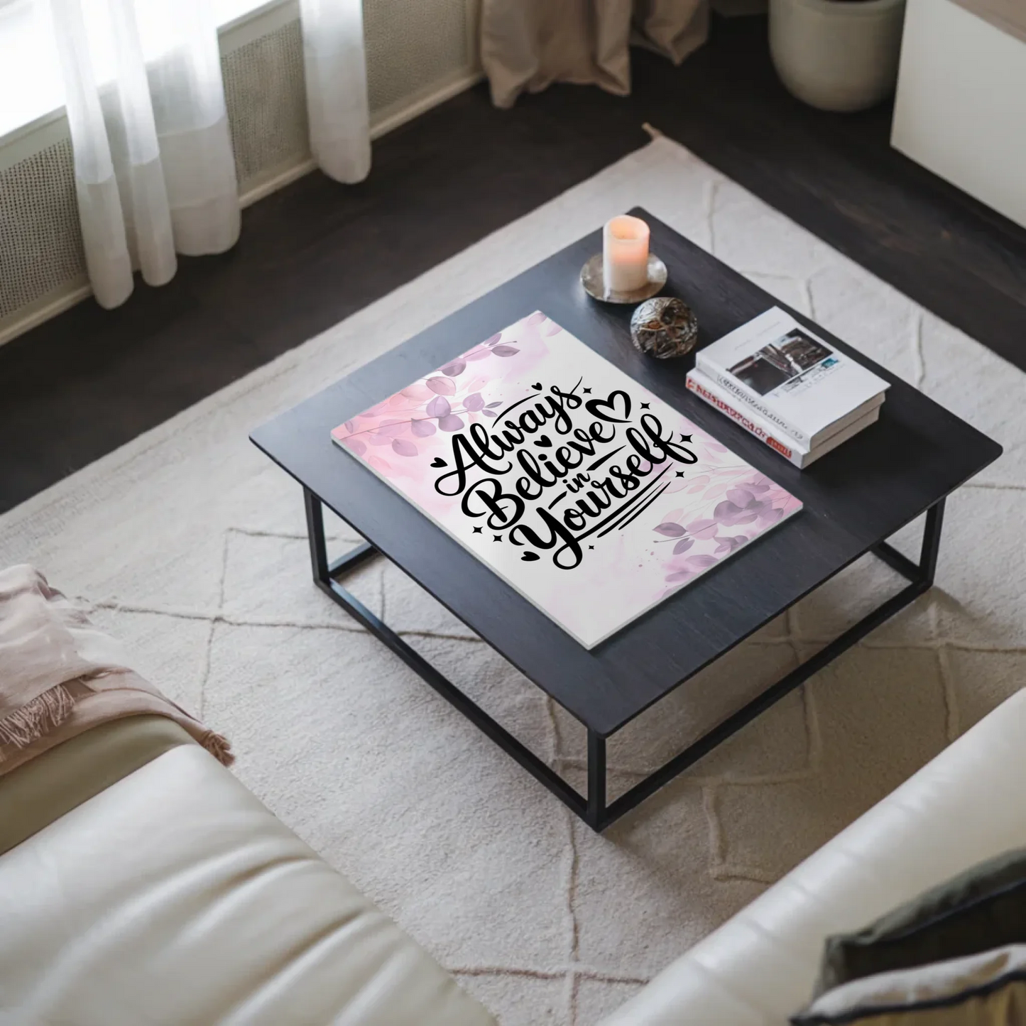 Sprüche Poster Magentisch Always Believe in Yourself