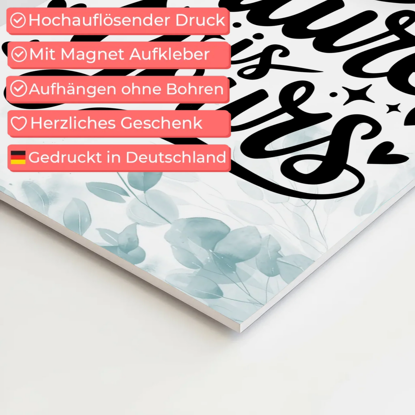 Spruch Fotoboard Magnet Wandbild The Future is Yours - Magnet Poster