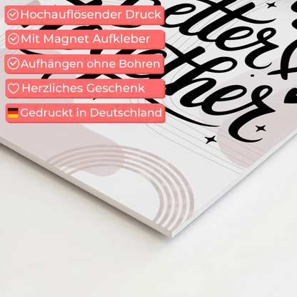 Sprüche Poster Magentisch Life is Better Together