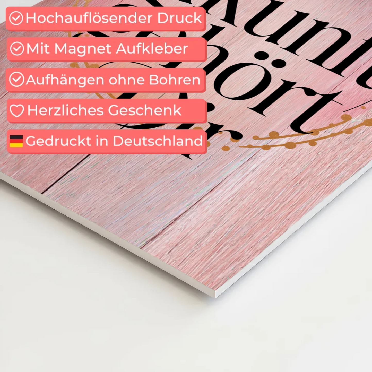 Spruch Fotoboard Magnet Wandbild Die Zukunft gehört dir